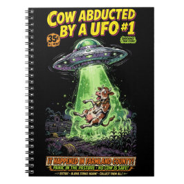 Cow Abducted by a UFO #1 ノートブック