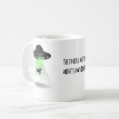 Cow Abduction コーヒーマグカップ (正面左)