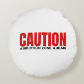 Cow Abduction ラウンドクッション (裏面)