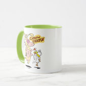 Cow and Chicken Running Graphic マグカップ (正面左)