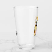 Cow and Chicken Smiling Graphic タンブラーグラス (右)