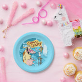 Cow and Chicken Smiling Graphic ペーパープレート (パーティー)