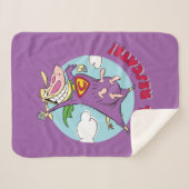 Cow and Chicken Super Cow Al Rescate! シェルパブランケット (正面(横))