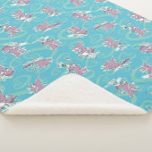 Cow and Chicken Super Cow Pattern シェルパブランケット (3/4)