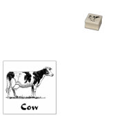 COW ANIMAL RUBBER STAMP ラバースタンプ (押印)