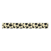 Cow Animal Skin Colour Pattern Design  サテンリボン (正面)