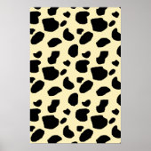 Cow Animal Skin Colour Pattern Design  ポスター (正面)
