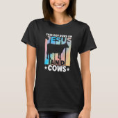 Cow Apparel Farmer Cows Lover for Boys Premium Tシャツ (正面)