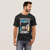 Cow Apparel Farmer Cows Lover for Boys Tシャツ (正面フル)