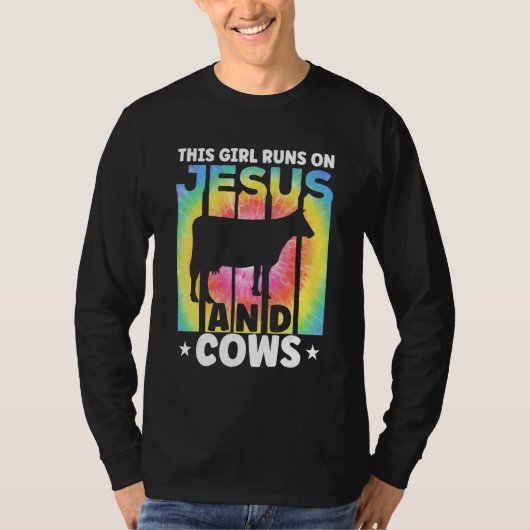 Cow Apparel Farmer Cows Lover for Women & Kids_4 Tシャツ (正面)
