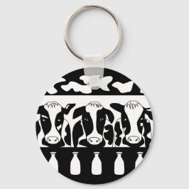 Cow at Workキーチェーン キーホルダー