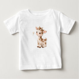 Cow Baby T-Shirt – Cute Spotted & Striped Babies N ベビーTシャツ