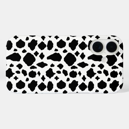 Cow Black and White Pattern Case-Mate iPhoneケース (裏面 (横))