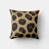 Cow Black White Spots Fur クッション (正面)