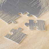 Cow Black White Spots Fur ジグソーパズル (側面)