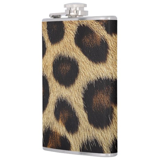 Cow Black White Spots Fur フラスク (左)