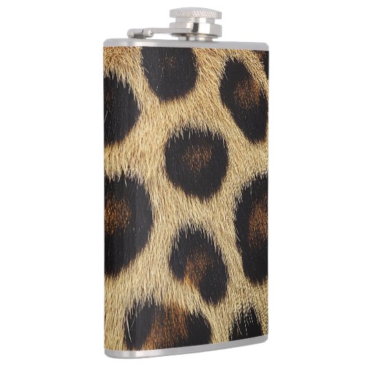 Cow Black White Spots Fur フラスク (右)