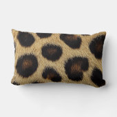 Cow Black White Spots Fur ランバークッション (裏面)