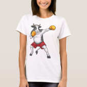 Cow Boxer Boxing gloves Boxing Tシャツ (正面)