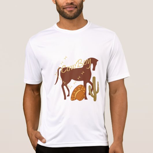 Cow boy tシャツ (正面)