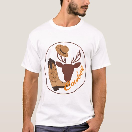 Cow boy tシャツ (正面)