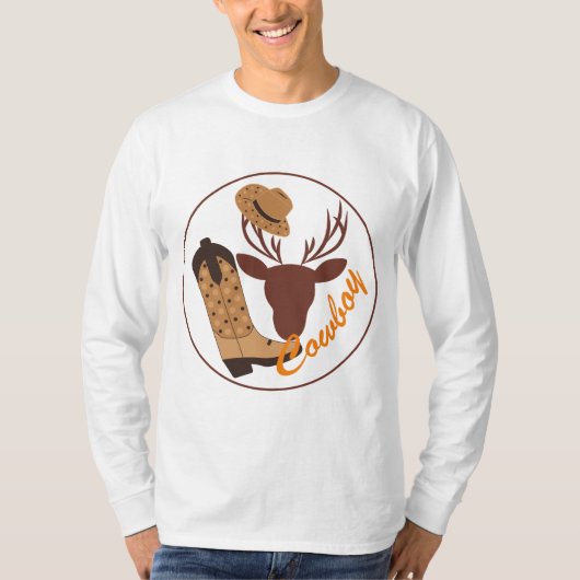 Cow boy tシャツ (正面)
