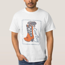 Cow boy tシャツ