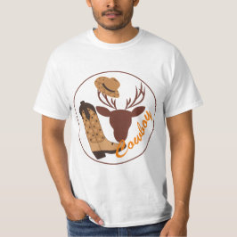 Cow boy tシャツ
