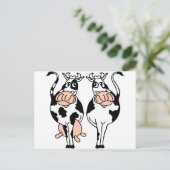 cow bull-2.png ポストカード (スタンド正面)