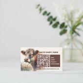 Cow Business QRコード・カード 名刺 (スタンド正面)