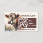 Cow Business QRコード・カード 名刺 (正面)