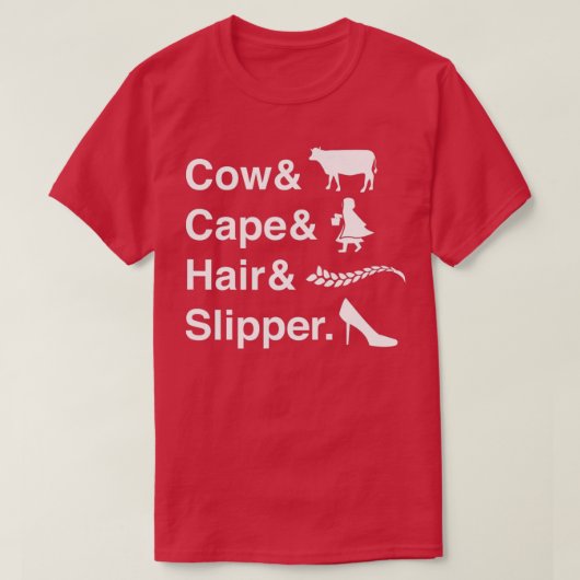 Cow Cape Hair & Slipper High School Theatre  Music Tシャツ (デザイン正面)