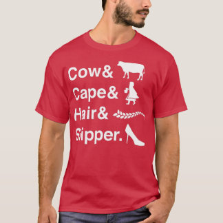 Cow Cape Hair & Slipper High School Theatre  Music Tシャツ