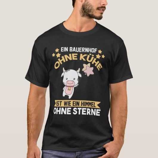 Cow Cows Farmer Tシャツ (正面)