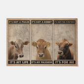 Cow Decor- Custom Personalized- Home Decor ドアマット (正面)