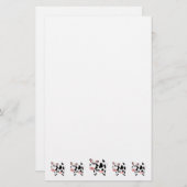 Cow Design 便箋 (正面/裏面)