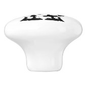 Cow Design Personalised セラミックノブ (側面)