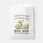 Cow Farm来のテーマにモーおモー礼 フェイバーバッグ (正面)