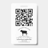 Cow Farm Logo バッジ (裏面)