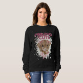 COW  FOR WOMEN GIRLS HIGHLAND COW FEELING CUTE BOH スウェットシャツ (正面フル)