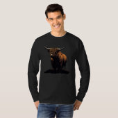 Cow from the Highland Tシャツ (正面フル)