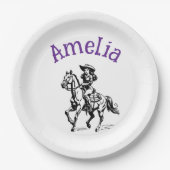 Cow Girl ペーパープレート (正面)