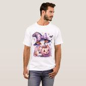 Cow Halloween Square Tシャツ (正面フル)