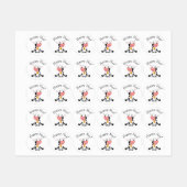 Cow Happy Mailラベル ラベル (シート)