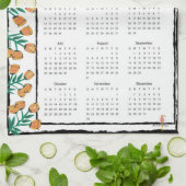 Cow In the Meadow 2025カレンダー キッチンタオル (折り畳み)