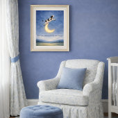 Cow Jumping Over the Moon – Nursery Rhyme Poster ポスター