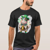 Cow Leprechaun Cows St Patricks Day  3 Tシャツ (正面)