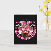 Cow Love You Till The Cows Come Home カード (黄色い花)