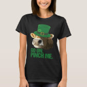 Cow Lovers Sarcastic St Patricks Day Leprechaun Co Tシャツ (正面)