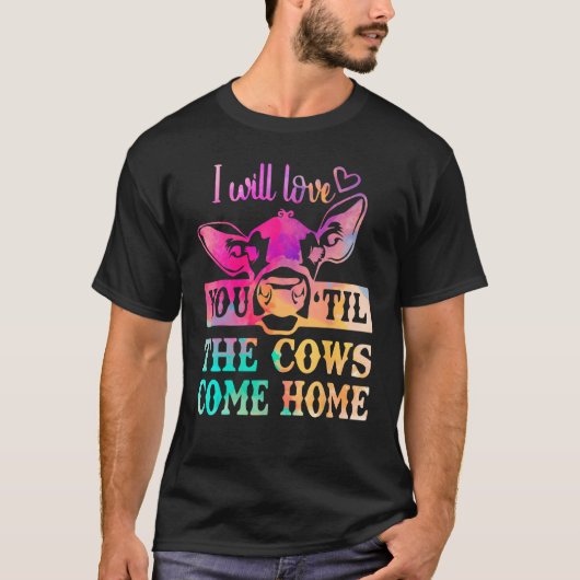 Cow  Moo Heifer Mom Mothers Day Father Dad Cows Ho Tシャツ (正面)